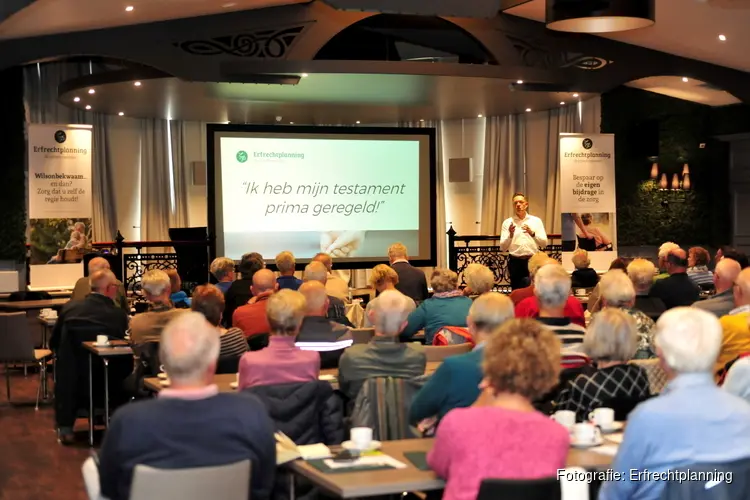Gratis lezing over het testament en levenstestament in Voorschoten