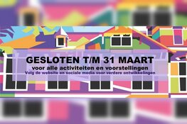 Warenar dicht t/m 31 maart