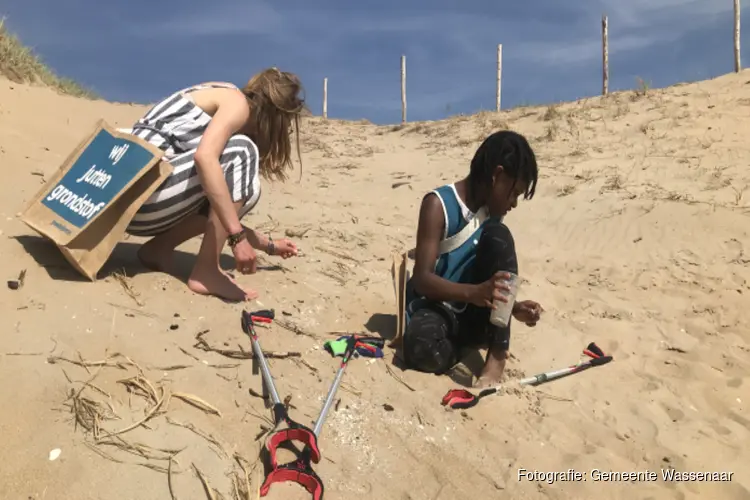 Vijf jaar Grondstofjutters op strand Wassenaar