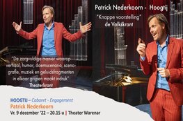 Klimaatverandering in cabaretesk jasje: Hoogtij van Patrick Nederkoorn