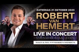 Met zijn eerste eigen concert maakt Robert van Hemert zijn dromen waar