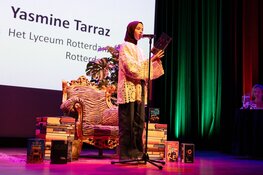Yasmine Tarraz uit Rotterdam is de beste voorlezende brugklasser van Zuid-Holland!