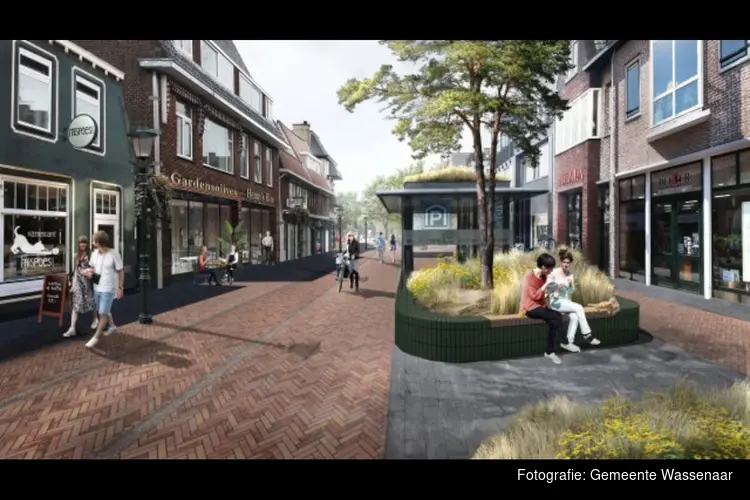 Plaatsing nieuwe plantenbakken in dorpskern