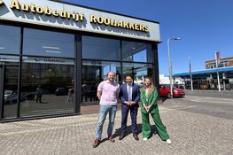 Lokale bedrijven rondom Van Hallstraat ontmoeten wethouder