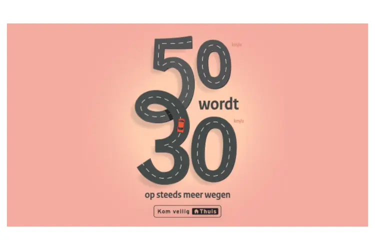 30 km/u wordt de nieuwe norm in Wassenaar